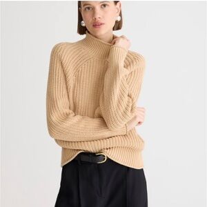 J. Crew Tan Turtleneck Sweater